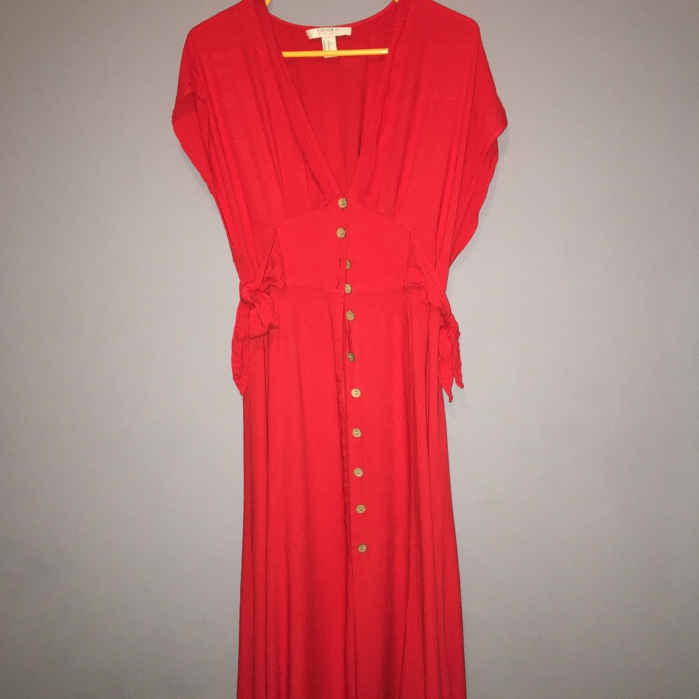 Red dress